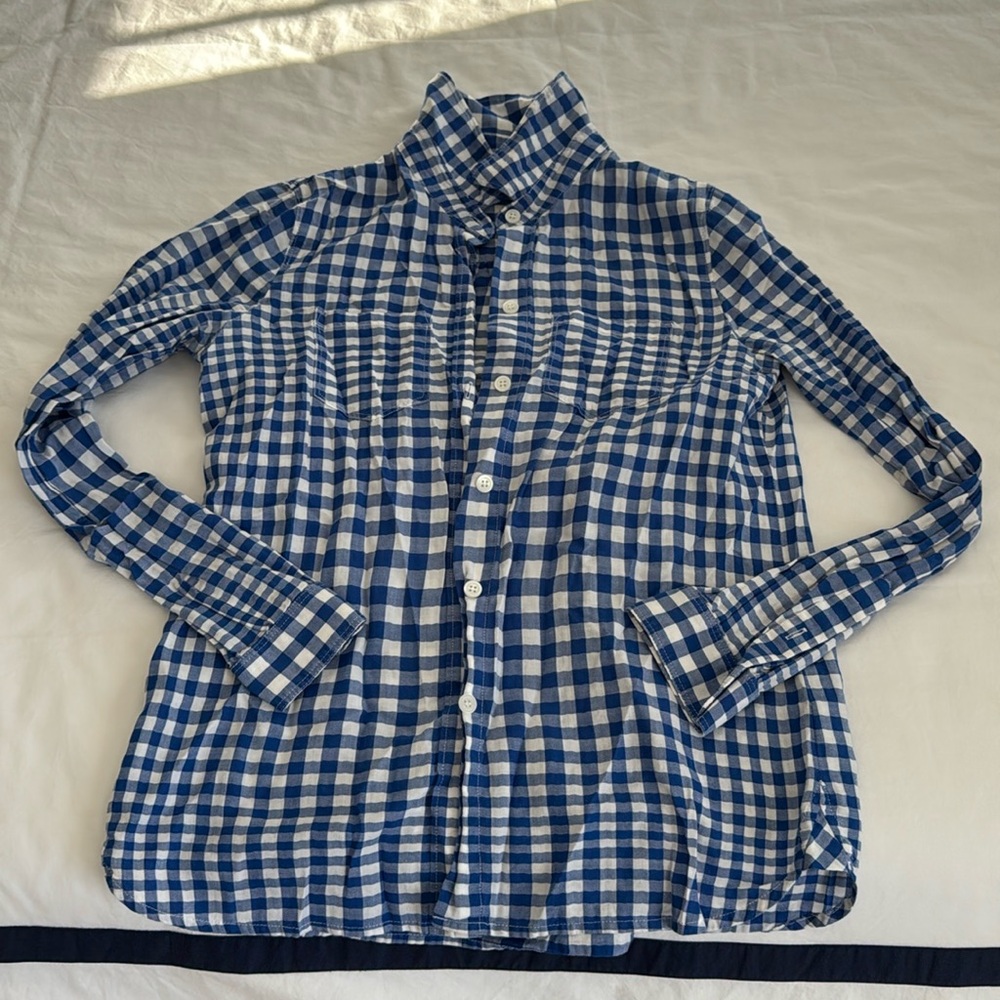 Madewell Broadway & Brooke checkered button down